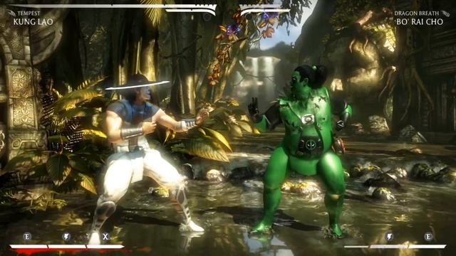 Mortal Kombat XL - All Fatalities & X-Rays on Green Lantern Deadpool Bo' Rai Cho Skin Mod Gameplay