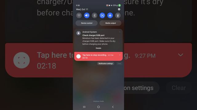 Samsung A54 Moisture detection fix