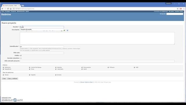 Videotutorial Redmine - Grupo 2.2.2