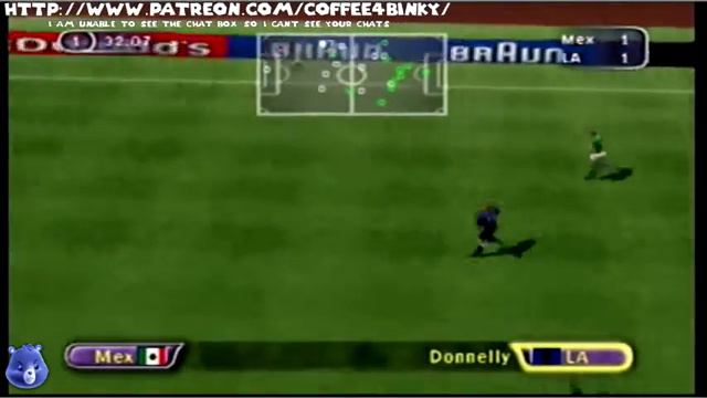 FIFA 98: Mexico vs. Los Angeles "Galaxy" (N64) - Grumpy Bear's Podcast