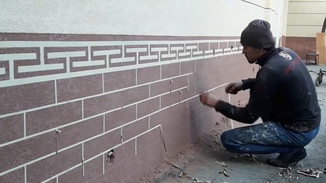 ?Наша работа. Травертин версачий, 3D город Исфара ???