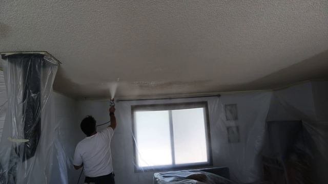 How to Remove Popcorn Ceilings  DIY HOME REMODEL