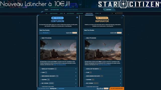 Star Citizen Nouveau Launcher à 10€ en accès anticipé !!!