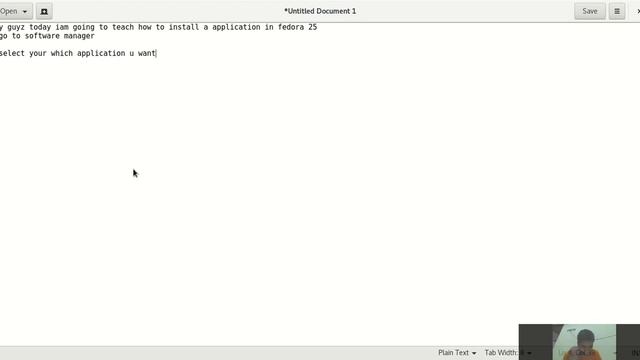 How to install a application in Fedora 25