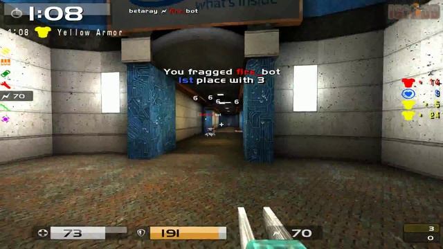 Quake Live: Beta Vs firebot  RageAbort
