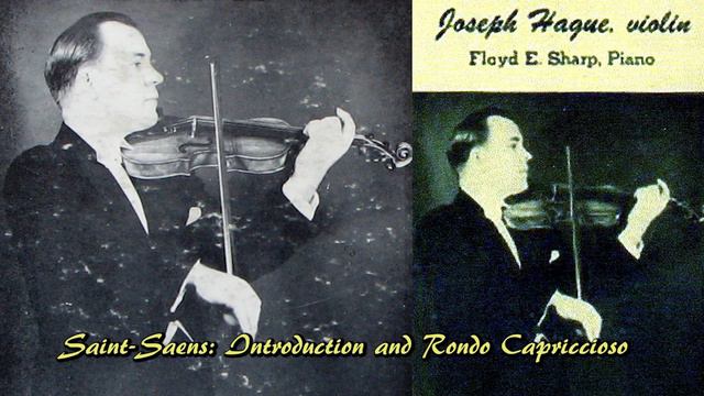Saint-Saens: Introduction And Rondo Capriccioso (Joseph Hague / Heifetz, Violin)