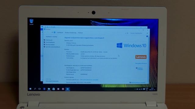 Lenovo ideapad 100s-11IBY hardver bemutató videó