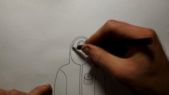 Как просто нарисовать персонажа из игры в кальмара