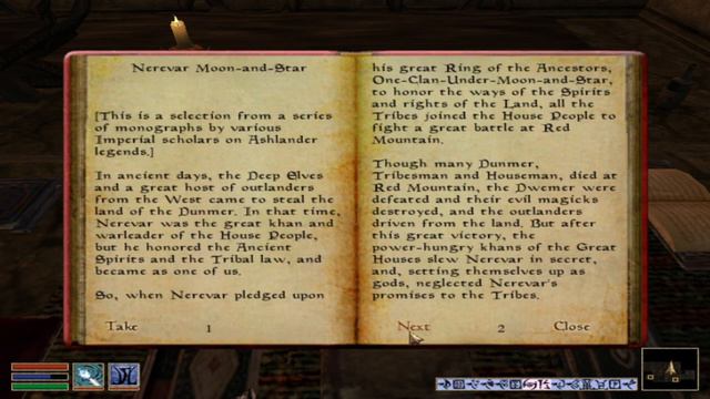 LEO reads Nerevar Moon and Star  Morrowind