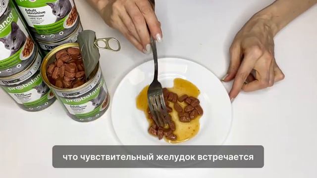 Консервированный корм для кошек Probalance Sensitive, 415г