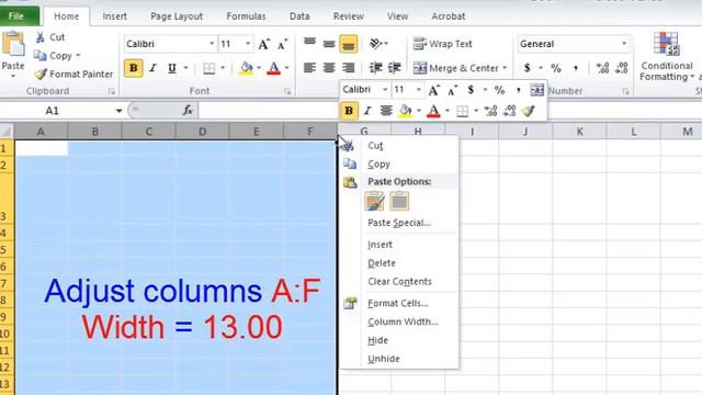Microsoft Excel: How to Bold Font and Adjust the Row Heights and Enter Title and Subtitile