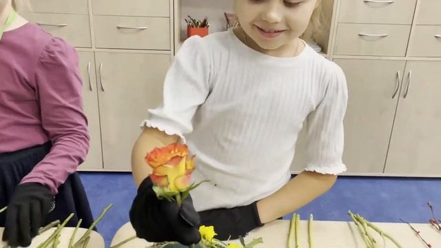 Kidskills компетенция «Флористика»  возрастная категория 8-10 лет. ГБОУ Школа 2048.