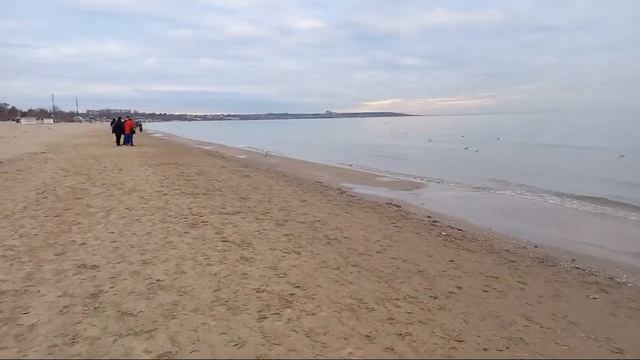 Stream Одесса, пляж Лузановка. Февраль 2022 / Stream Odessa, Luzanovka beach. February 2022