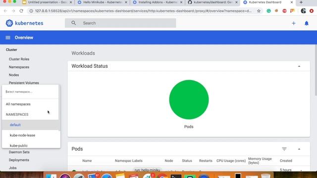 Kubernetes Dashboard | MiniKube Dashboard | in Hindi