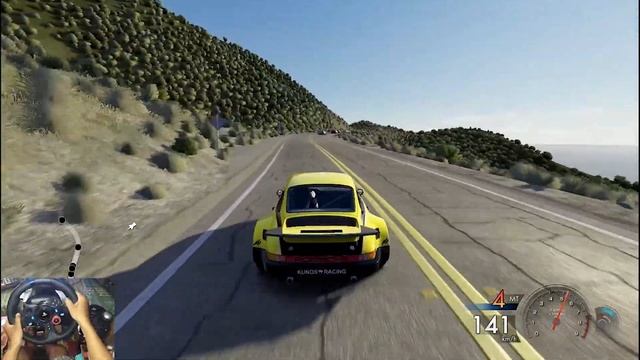 Porche 911 Carrera RSR - Pacific Coast Highway | logitech g29 gameplay