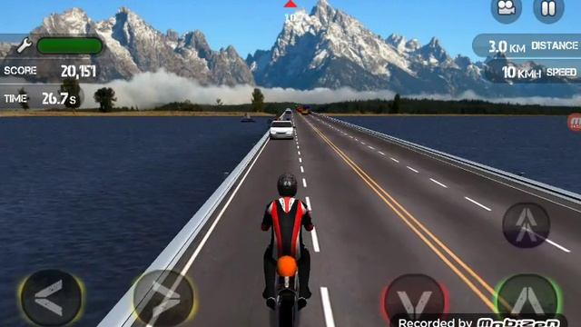 Обзор игры moto race traffic часть 2