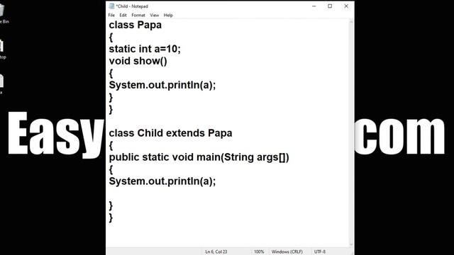 Java lect 41 Inheritance, static, non static, object in Java | Campus placement | Hindi