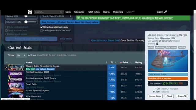 Как найти самые лучшие и выгодные скидки на игры в стим