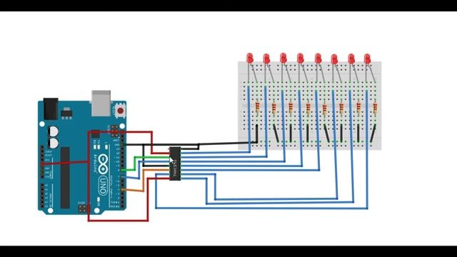 How to use the 74HC595 Shift Register with Arduino.