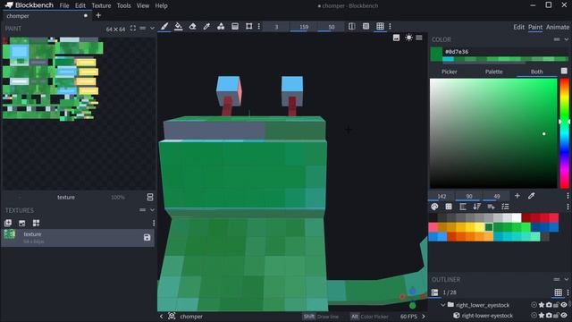 TEXTURING A NEW ENTITY | Blockbench W/ GeckoLib #2
