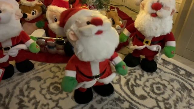 Gemmy holiday stepper Santa “Rudolph the red nosed reindeer” (2011 model)