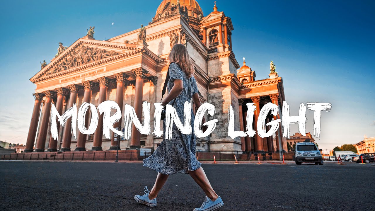 Прогулка по утреннему Петербургу / Morning walk around most popular attractions of Saint-Petersburg