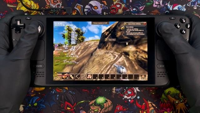 Steam Deck Gameplay  Volcanoids  Steam OS