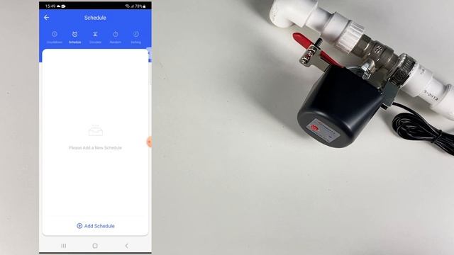 Подключение и осмотр меню манипулятора шарового крана Ps-Link FM400-ZB для сети Zigbee