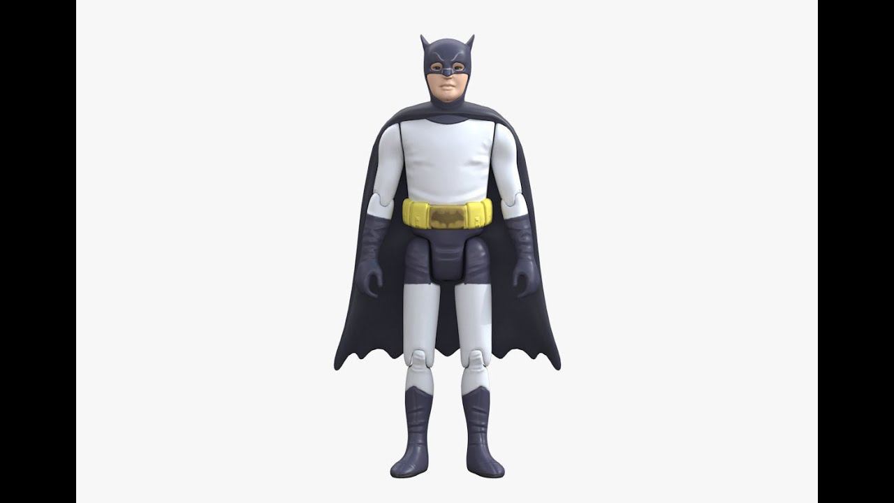 Batman Toy Figurine Low-poly 3D model