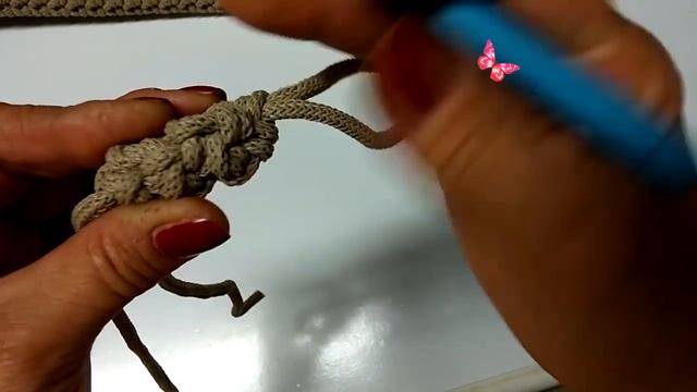 Manici per borsa spighetta rumena tripla o 3D- Crochet