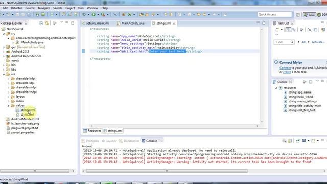 String Resources: Practical Android Java Development Part 10