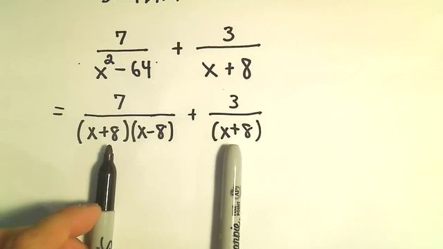 Rational Expressions:  Adding and Subtracting.  Ex 1