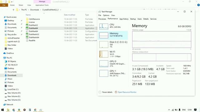 How to check SSD Read Write Speed (Benchmark) and RAM performance | What is Cas Latency | Hindi