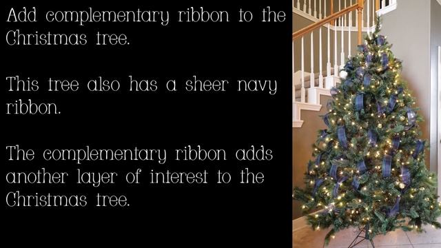 How to Decorate a Christmas Tree with Blue and Green Plaid