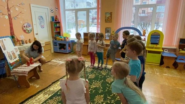 ООД в средней группе "Матрёшки"