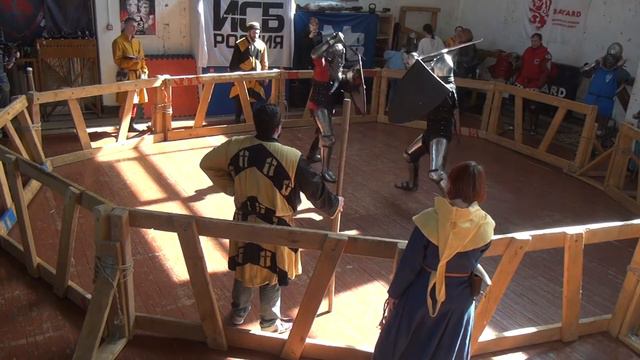 ИСБ турнир "En Garde!". Мужчины. Щит меч бой 10. Бурыкин Андрей VS Солотин Евгений