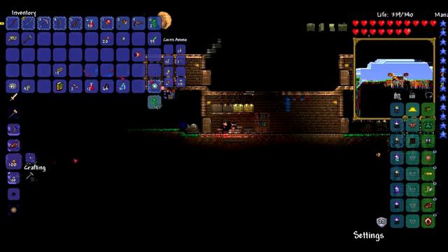 Terraria Tremor mod№2 Глаз Ктулху и метеорит. Маг