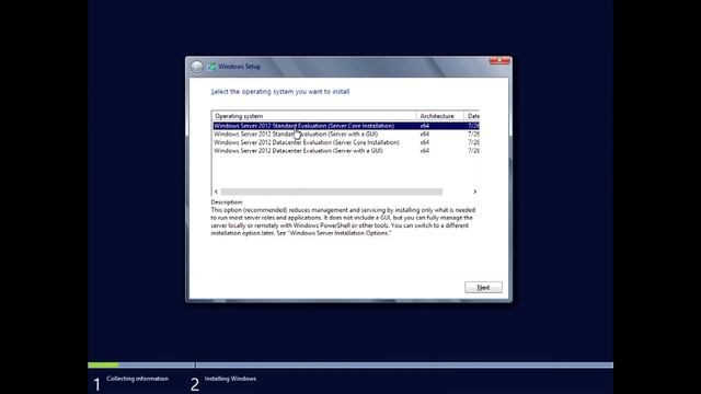 Installing Windows Server 2012