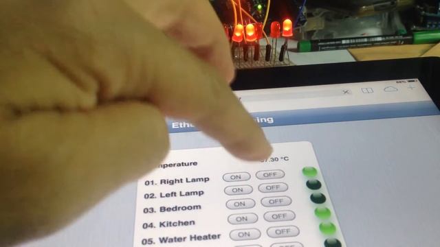 Ethernet switching, control de Arduino desde internet