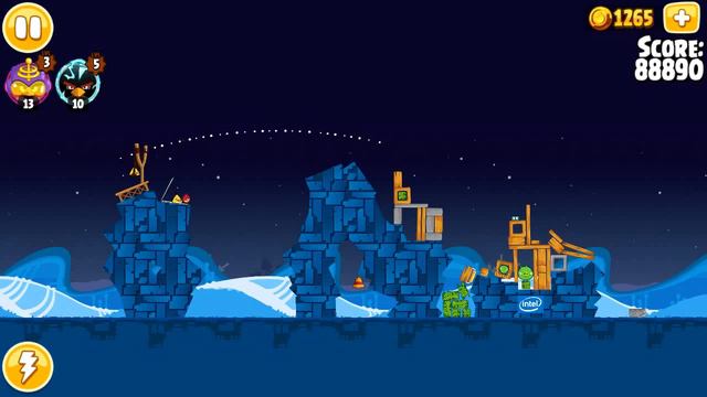 Angry Birds Seasons, Winter Wonderham: Intel-Ultrabook Adventure, 1-1, 125490