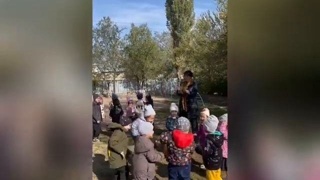 Күзгі баққа серуен, Ересек топ, Тәрбиеші: Жадикова Б.