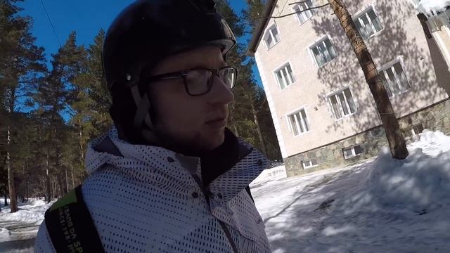Чегет с гидом, трассы, еда на склоне / сноуборд / фрирайд /часть 2