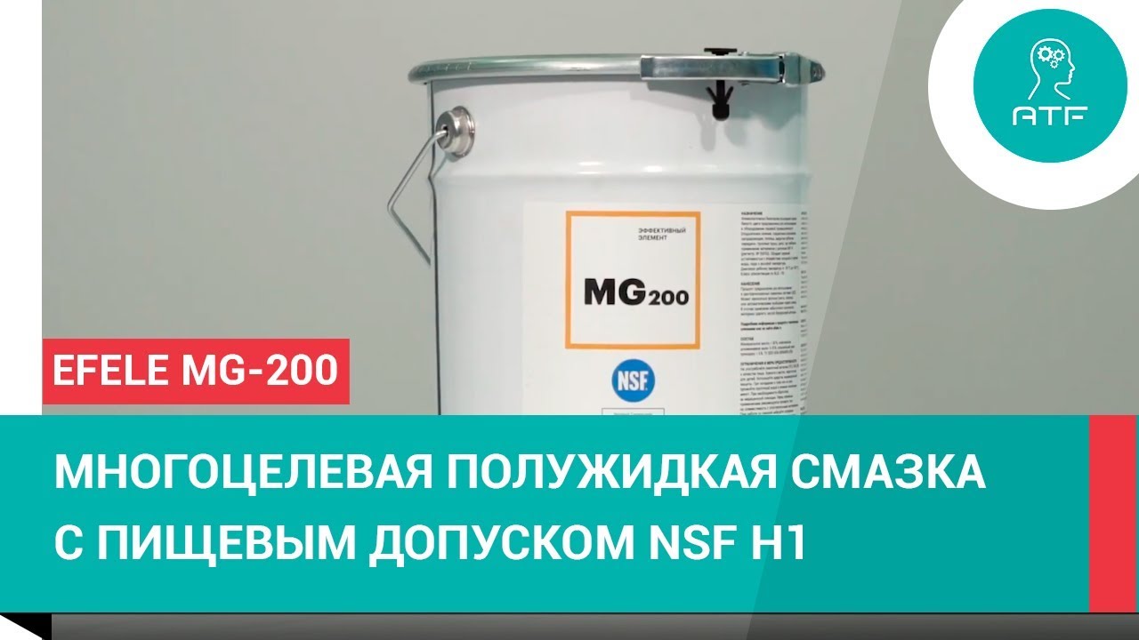 Полужидкая смазка с пищевым допуском EFELE MG-200