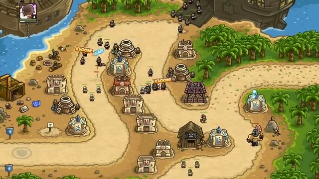 Kingdom Rush: Frontiers Walkthrough Level 5 Veteran