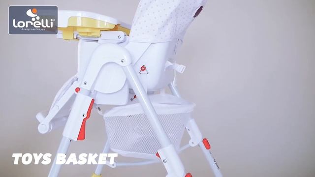 Καρεκλάκι φαγητού GUSTO LORELLI