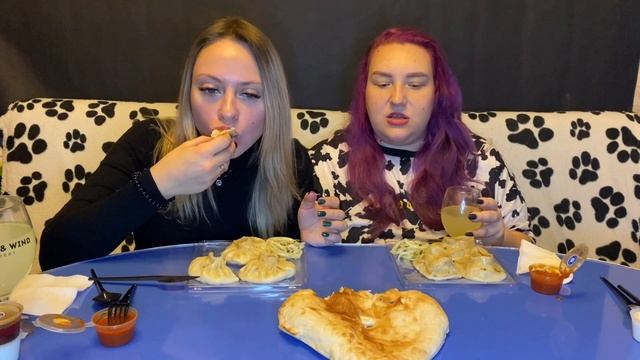 Mukbang Мукбанг Узбекская кухня Лагман Манты Отвечаем на комментарии подписчиков