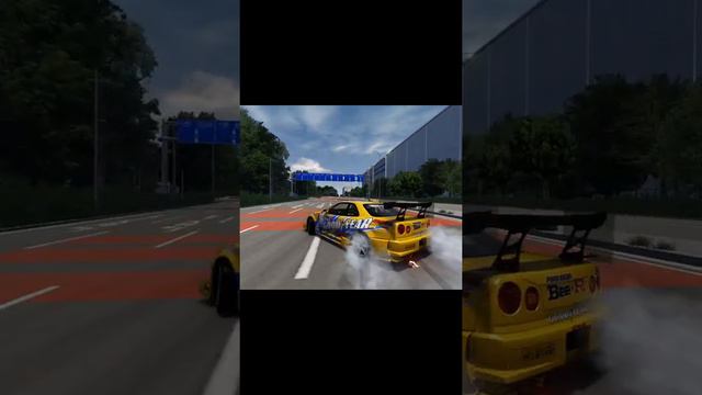 Reverse Entry at Oi Wharf with a Skyline R34 | Street Drifting Assetto Corsa w/ G29 Steering Wheel