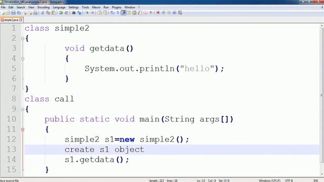 Creating Objects and Accessing Class Members in Java ( Programming Funda )