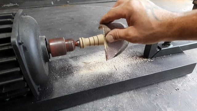 Токарный станок из движка от стиралки.