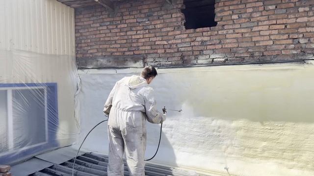 Утепление пенополиуретаном